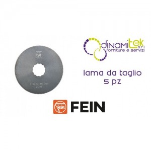 LAMA DA TAGLIO FEIN HSS Ø 80 MM - 5 PEZZI PER METALLI E PLASTICA Dinamitek 1