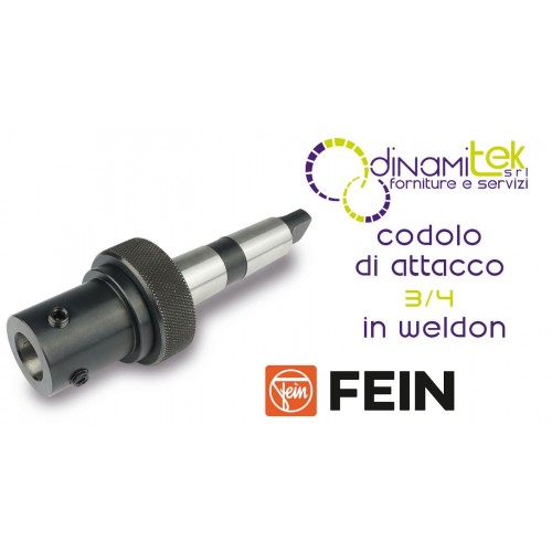 VáSTAGO WELDON FEIN DE 3/4 PARA BROCAS DE NúCLEO CON REFRIGERANTE Dinamitek 1