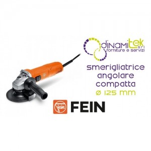 AMOLADORA ANGULAR COMPACTA FEIN CG 10-125 DE 1000 W: CORTE, DESBARBADO Y LIJADO Dinamitek 1