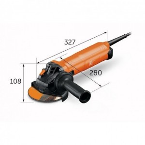 FEIN CG 17-125 SMERIGLIATRICE ANGOLARE 1700W Ø 125MM Dinamitek 3
