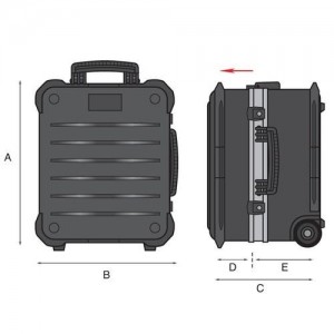 CHARIOT PROFESSIONNEL GT LINE V-ROCK TURTLE PEL - DURABLE ET SûR POUR LES OUTILS Dinamitek 4
