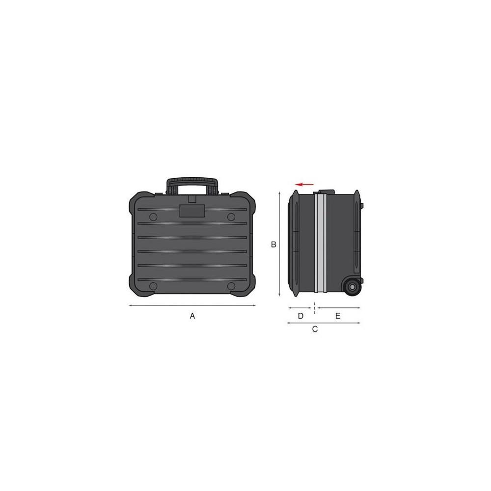 VALISE à OUTILS PROFESSIONNELLE GT LINE ROCK TURTLE PEL – ROBUSTE ET SûRE Dinamitek 7