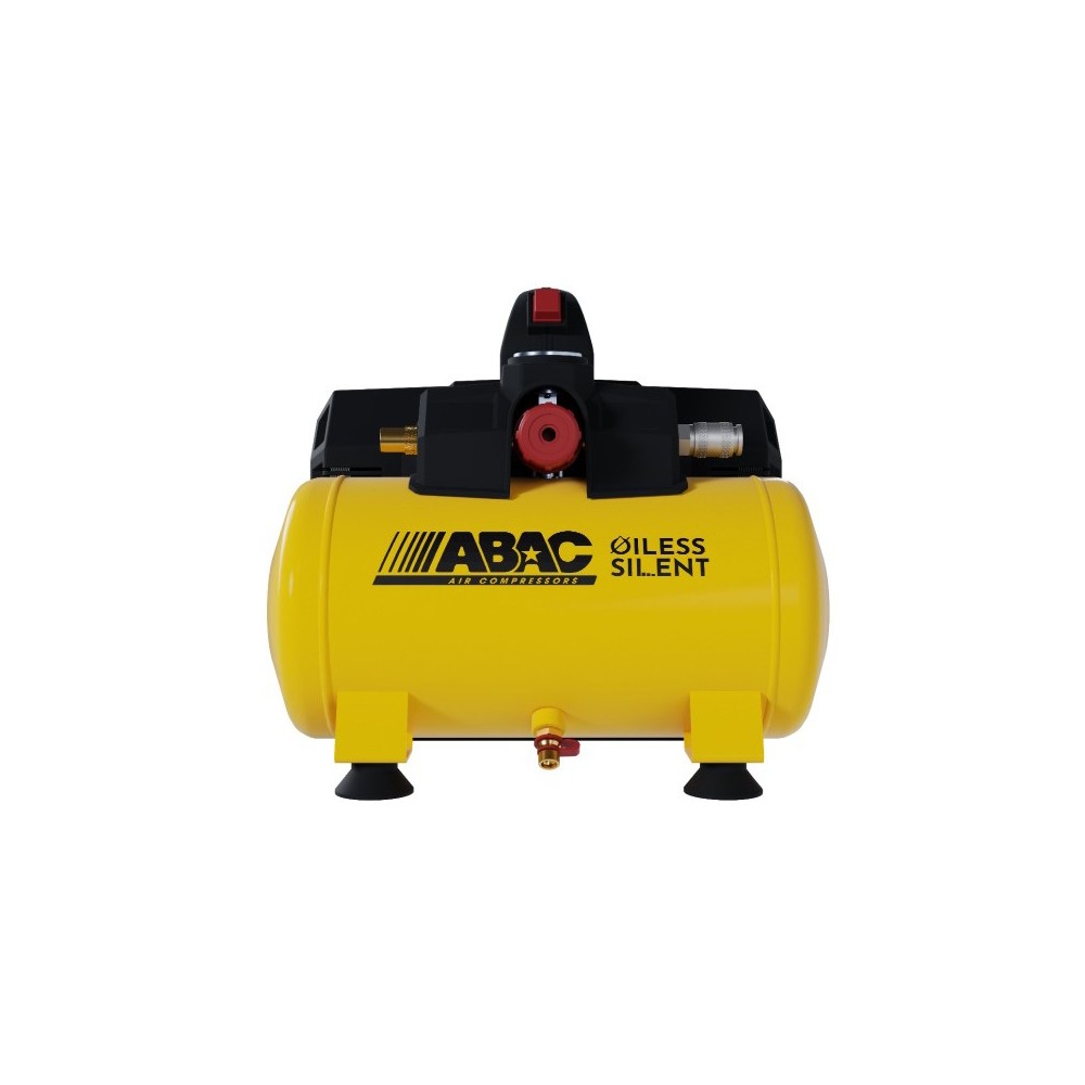 COMPRESOR SILENCIOSO SIN ACEITE ABAC START XT SIL DE 0,75 CV Y 6 L, 8 BAR | 1129981174 Dinamitek 4