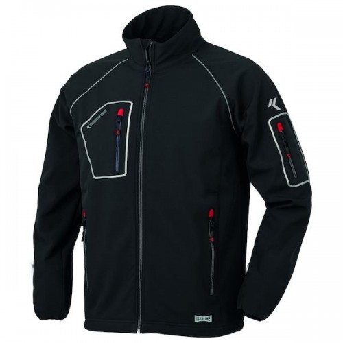 ISSALINE 04515NB GIACCA JUST SOFTSHELL NERO Dinamitek
