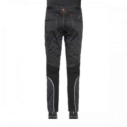 8830B EXTREME STRETCH TROUSERS | 9 POCKETS, CATEGORY I DPI | REFLECTIVE PIPING Dinamitek 8