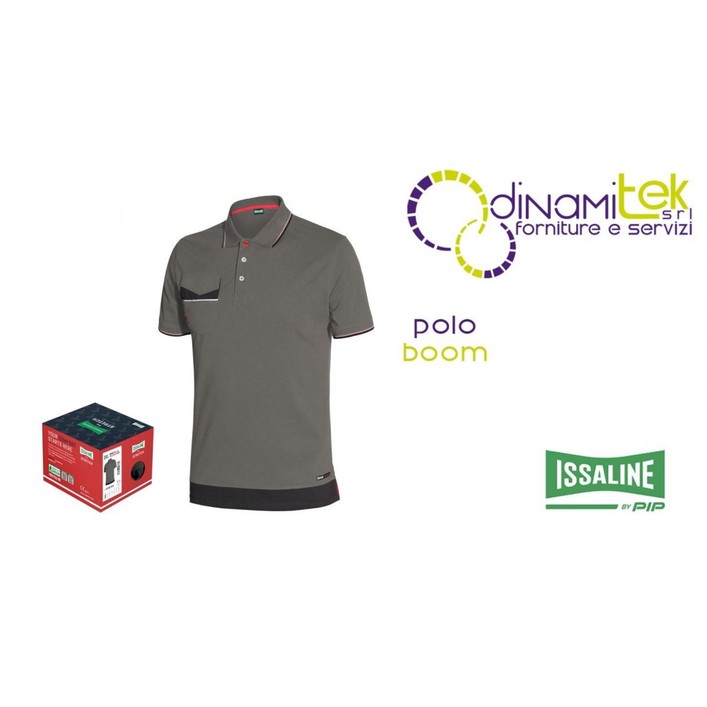 POLO BOOM 8815B | COTONE PIQUET STRETCH 180 G/M2 | DPI CE CAT. I Dinamitek 1