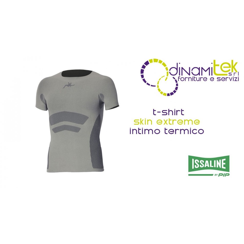 T-SHIRT INTIMO TERMICO SKIN EXTREME 8818 | TAGLIA UNICA S-3XL | ALTA TRASPIRAZIONE DPI Dinamitek 1