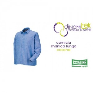 LANGARMHEMD 08160 | 100% OXFORD-BAUMWOLLE HELLBLAU | CE CAT I Dinamitek 1