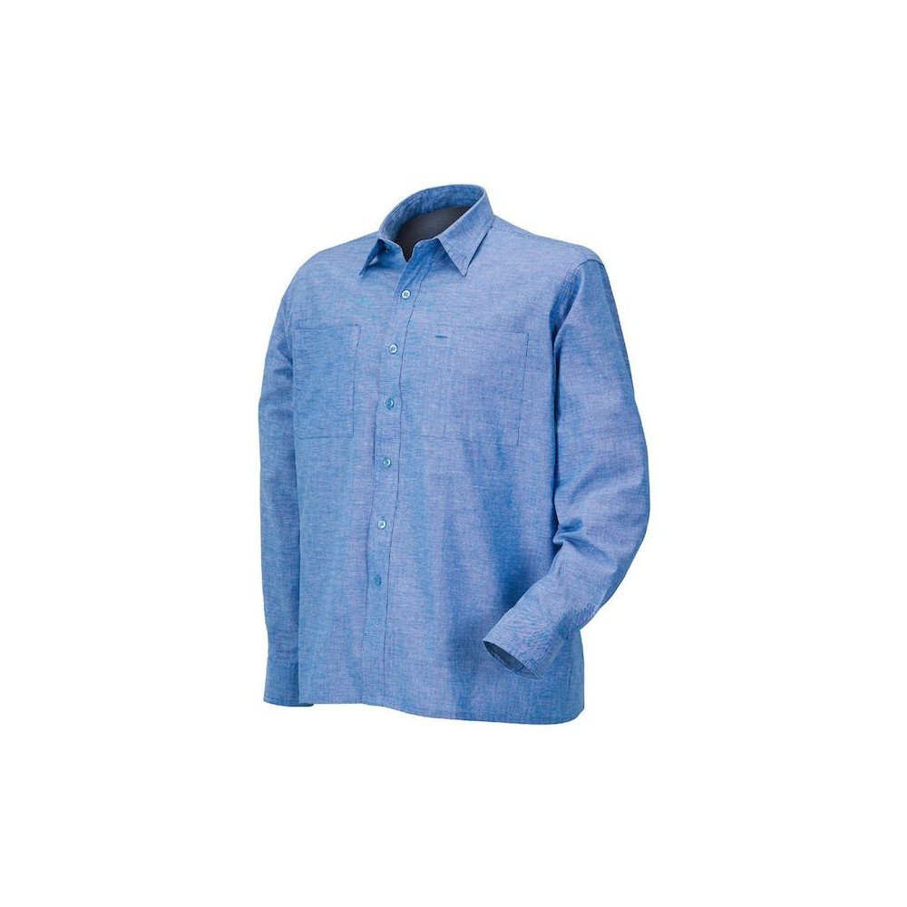 LANGARMHEMD 08160 | 100% OXFORD-BAUMWOLLE HELLBLAU | CE CAT I Dinamitek 2