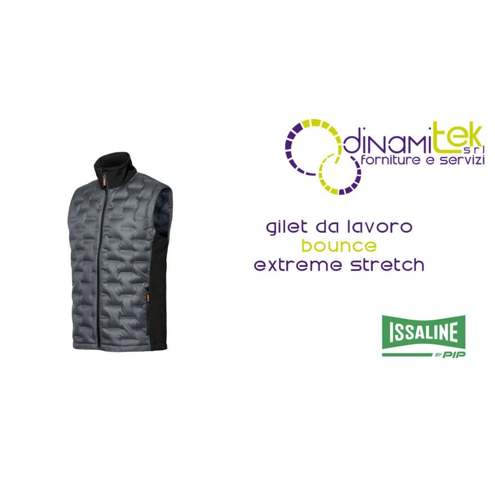 GILET BOUNCE EXTREME 8887B ISSA LINE SOFTSHELL PUMINO ANTIVENTO 4 STAGIONI Dinamitek 1