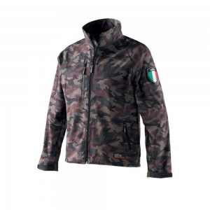 GIACCONE CLASH MIMETICO 04521 SOFTSHELL WATERPROOF W/P 8000 ISSALINE Dinamitek 2