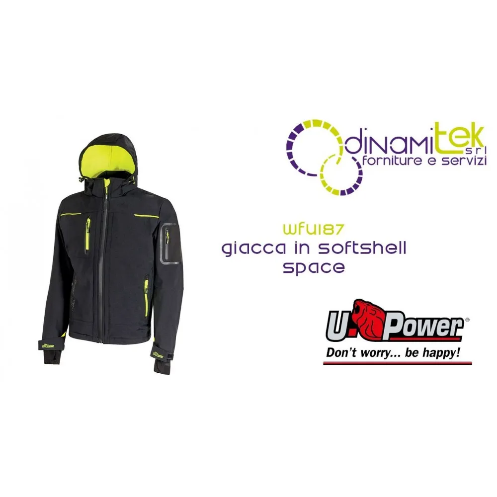 U-POWER WFU187 GIACCA IN SOFTSHELL SPACE Dinamitek 1