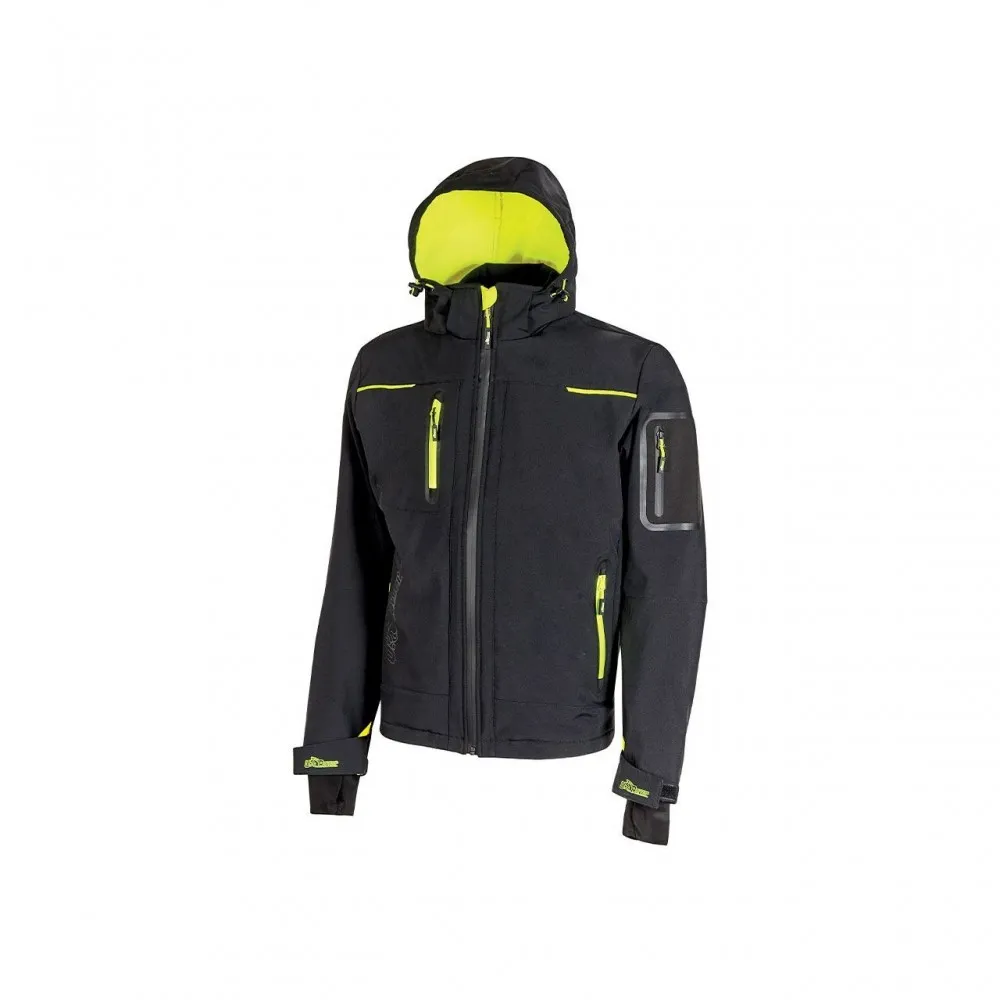 VESTE SOFTSHELL U-POWER SPACE | U-TEX IMPERMéABLE ET RESPIRANTE | 320 G/M² | S-5XL Dinamitek 2