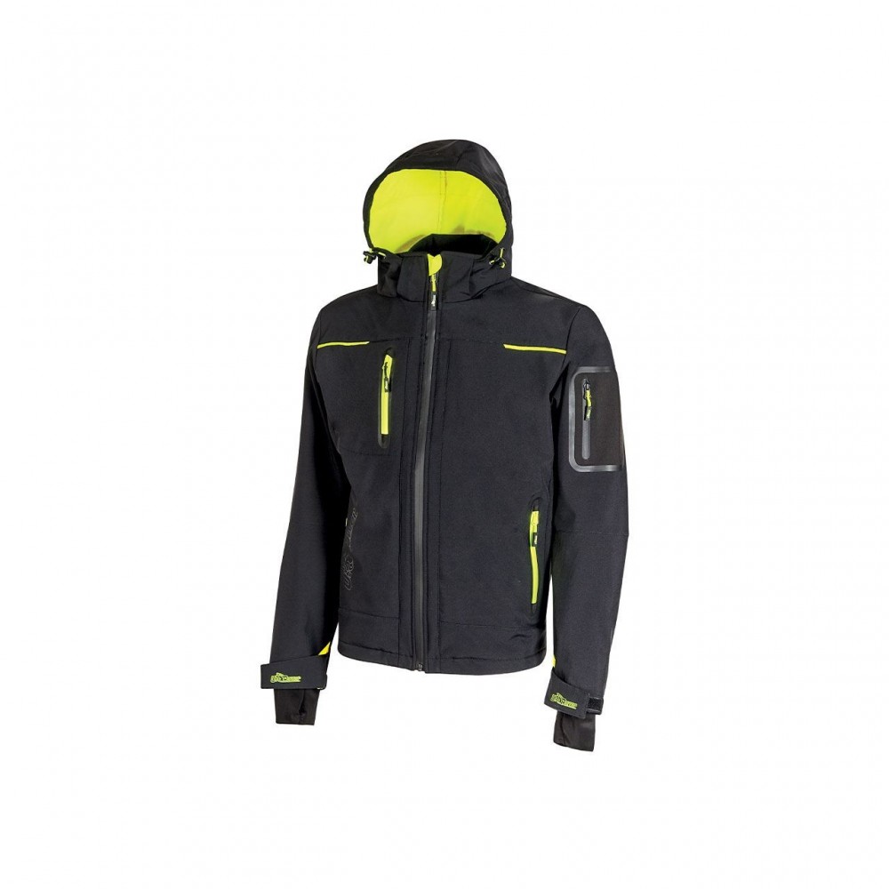 U-POWER SPACE SOFTSHELLJACKE | U-TEX WASSERDICHT UND ATMUNGSAKTIV | 320 G/M2 | S-5XL Dinamitek 2