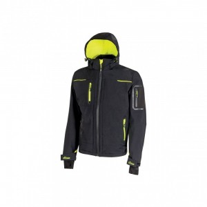 VESTE SOFTSHELL U-POWER SPACE | U-TEX IMPERMéABLE ET RESPIRANTE | 320 G/M² | S-5XL Dinamitek 2