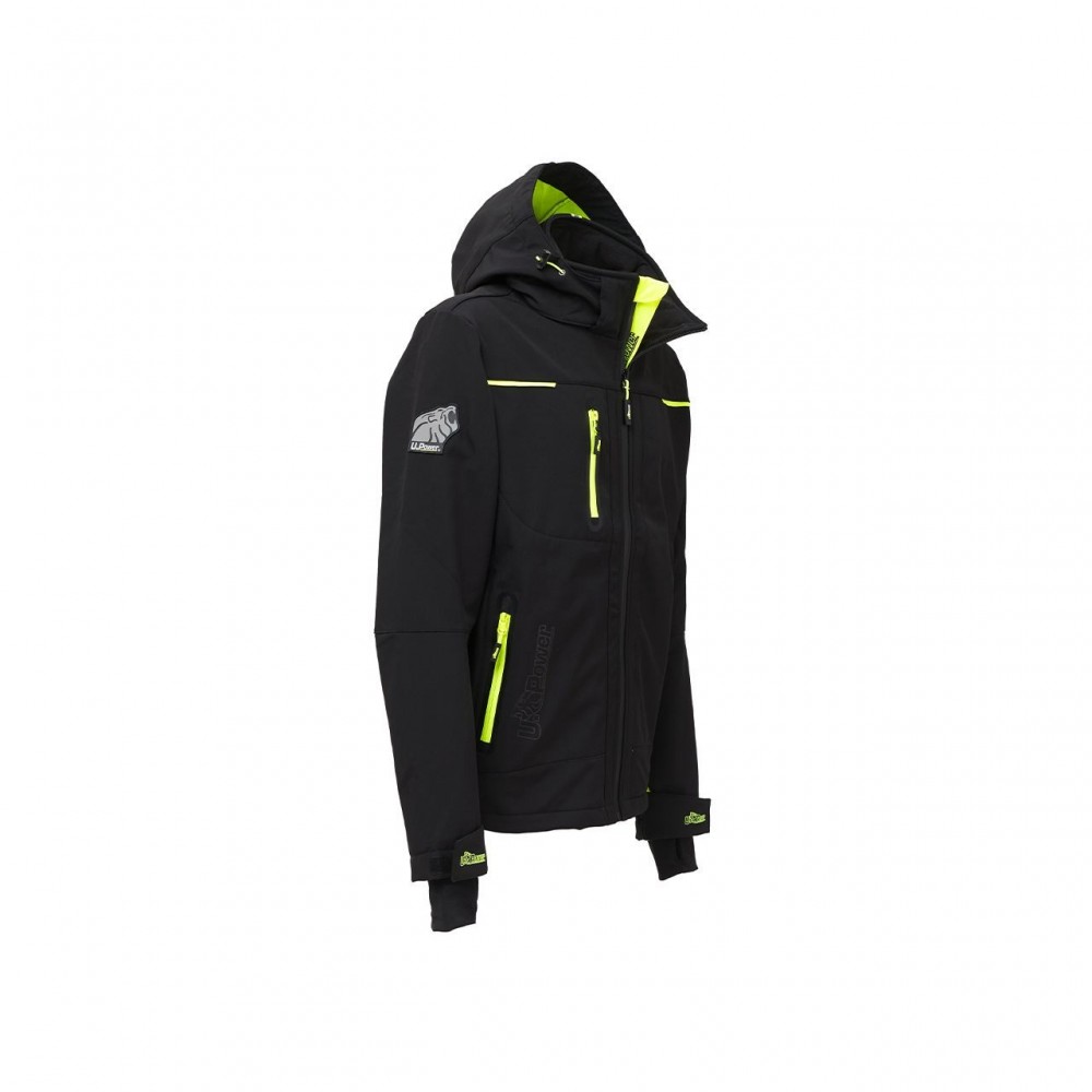 CHAQUETA SOFTSHELL U-POWER SPACE | U-TEX IMPERMEABLE Y TRANSPIRABLE | 320 G/M² | S-5XL Dinamitek 8