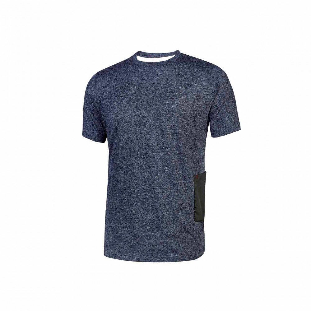 CAMISETA ROAD U-POWER DE ALGODóN/POLIALGODóN | CORTE AJUSTADO, 145 G/M² | TALLAS S-4XL | BOLSILLO PARA MóVIL/MASCARILLA Dinamitek 2