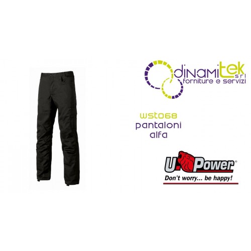 PANTALONES INTELIGENTES ALFA U-POWER | SOPORTE PARA RODILLERAS | SARGA DE 245 G/M² | TALLAS 44-64 Dinamitek 1