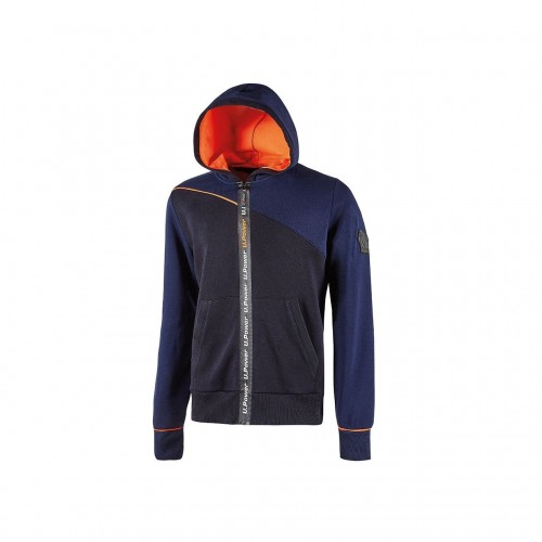 SUDADERA U-POWER JUPITER | 65 % ALGODóN, 310 G/M² | CREMALLERA Y CAPUCHA | TALLAS S-4XL Dinamitek 2