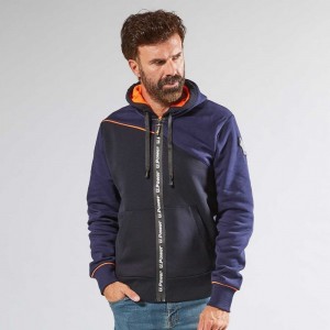 SUDADERA U-POWER JUPITER | 65 % ALGODóN, 310 G/M² | CREMALLERA Y CAPUCHA | TALLAS S-4XL Dinamitek 3