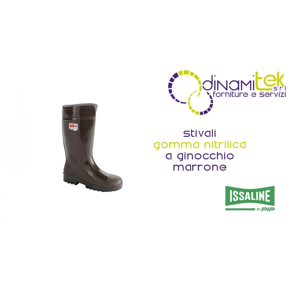 GANTS EN NITRILE BOTTES CAOUTCHOUC NITRILE GENOU ISSA LIGNE Dinamitek 2