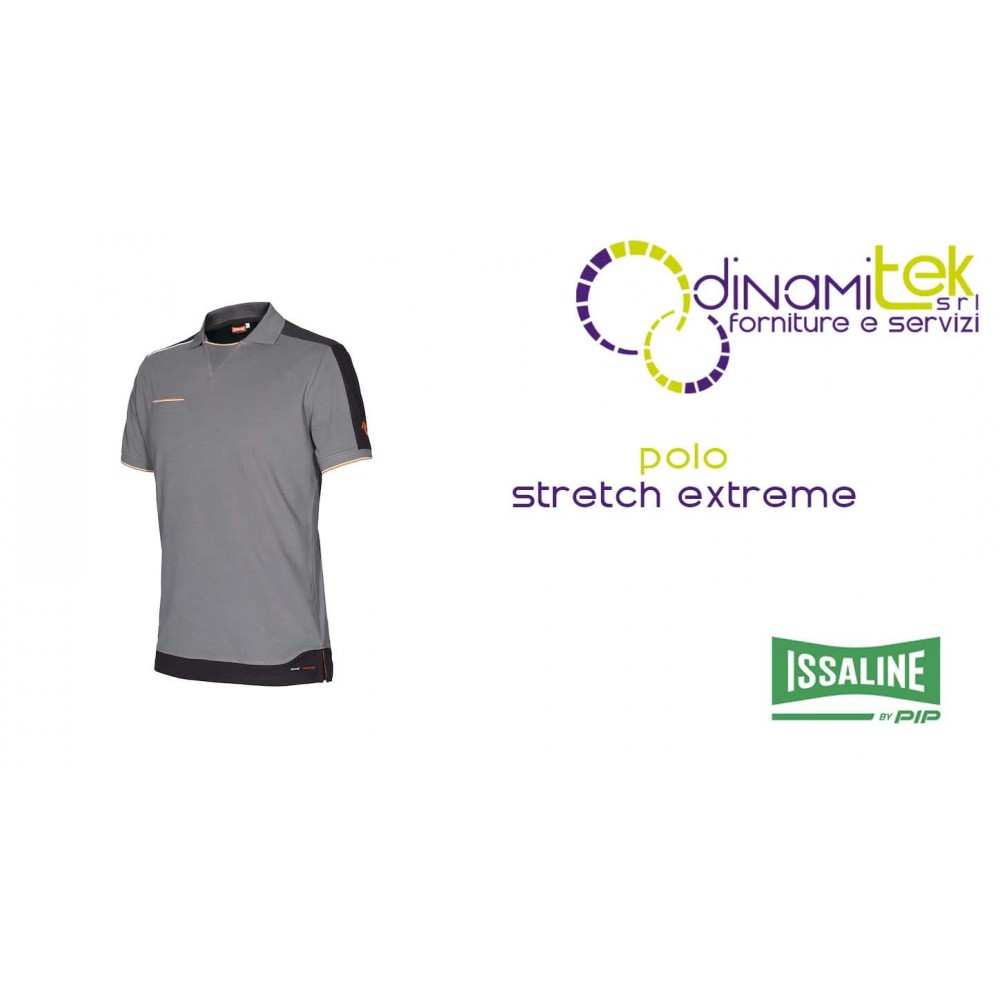 POLO EXTREME 8825NB COTONE STRETCH - DPI CAT. I EN ISO 13688:2013 PER LAVORO PESANTE Dinamitek 1
