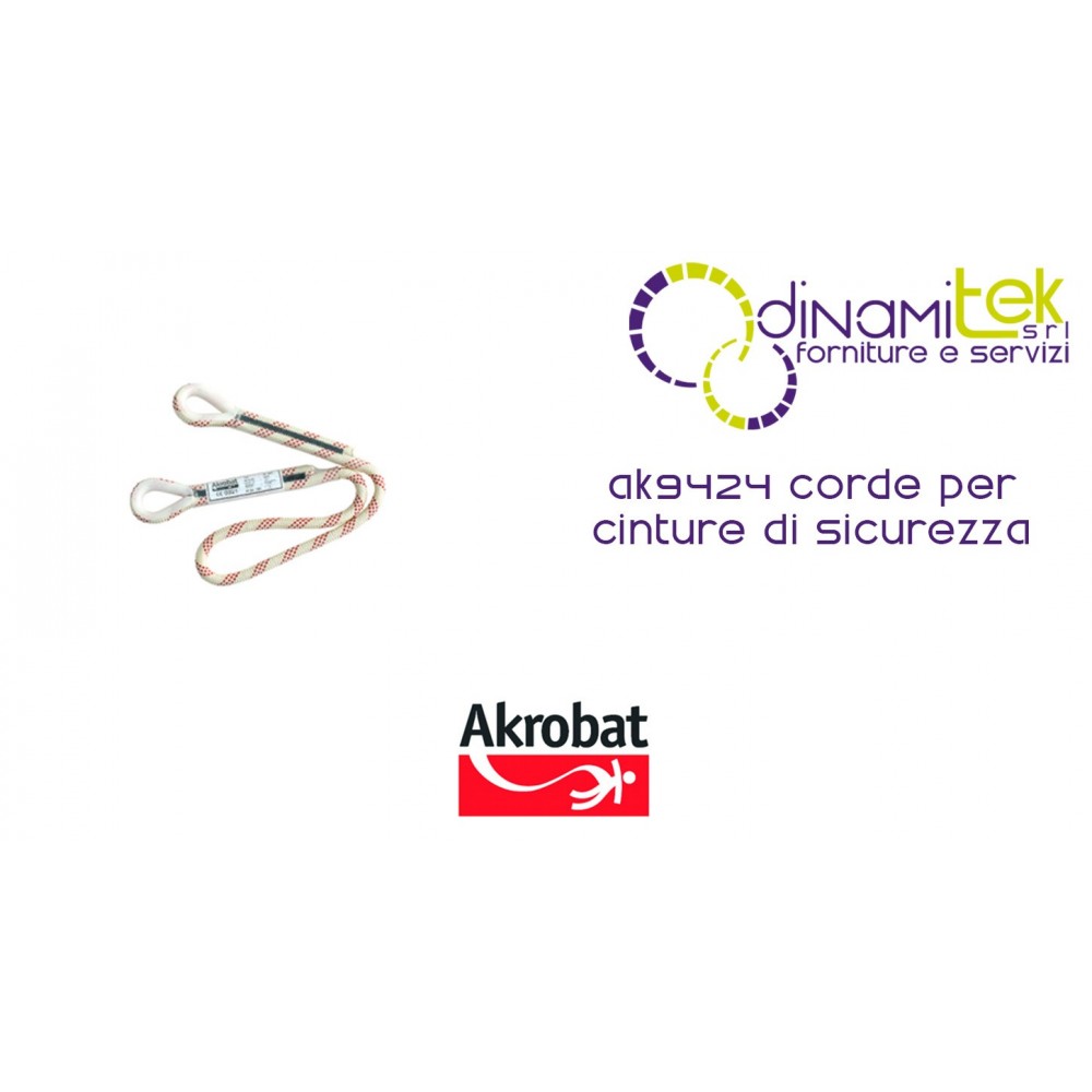 LOS CABLES DE LOS CINTURONES DE SEGURIDAD AK9424 AKROBAT Dinamitek 1