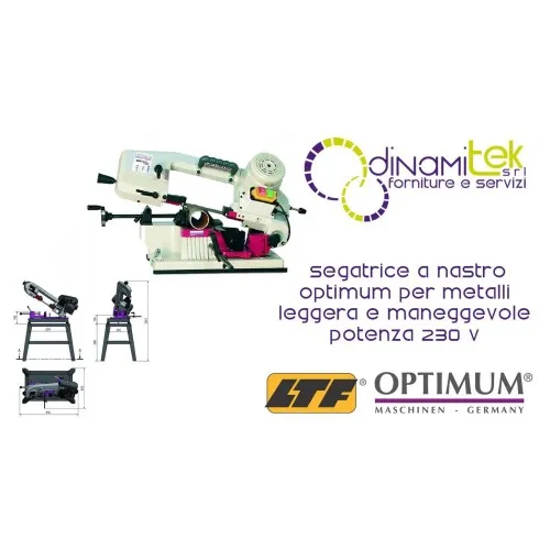 OPT057OP0100 BANDA SIERRA MODELO S-100 G DE METALES LIGEROS Y MANEJABLES - ALIMENTACIóN 230 V Dinamitek 1