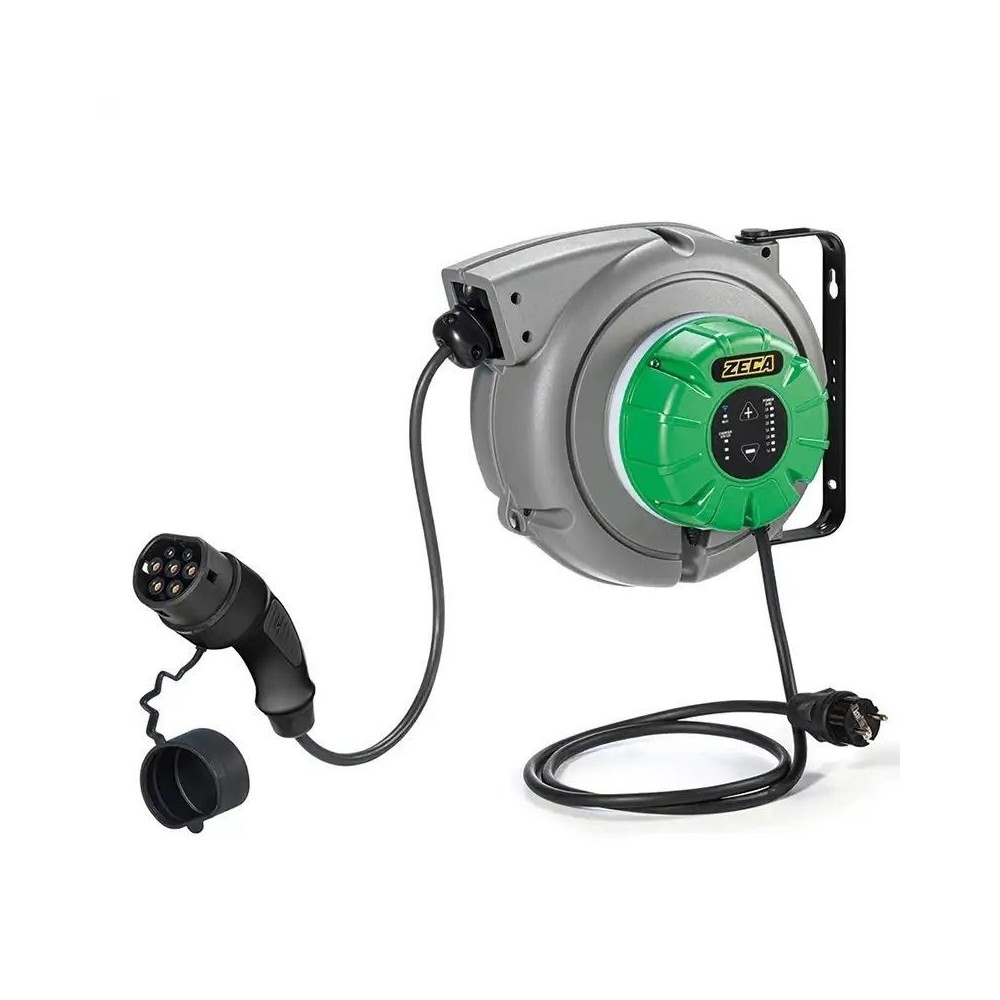 KABELTROMMEL | INTEGRIERTE WALLBOX | 3,8 KW EINPHASIGES LADEN, TYP 2, WLAN, IP42 EV3162WB+ ZECA Dinamitek 2