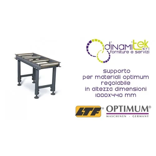 OPT057OP7610 - UNTERSTüTZUNG FüR WERKSTOFFE MODELL-MSR 4-HöHE VERSTELLBAR - ABMESSUNGEN 1000X440 MM Dinamitek 1