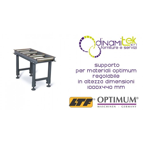 OPT057OP7610 DE SOUTIEN POUR LES MATéRIAUX MODèLE MSR 4-HAUTEUR RéGLABLE - DIMENSIONS 1000X440 MM Dinamitek 1
