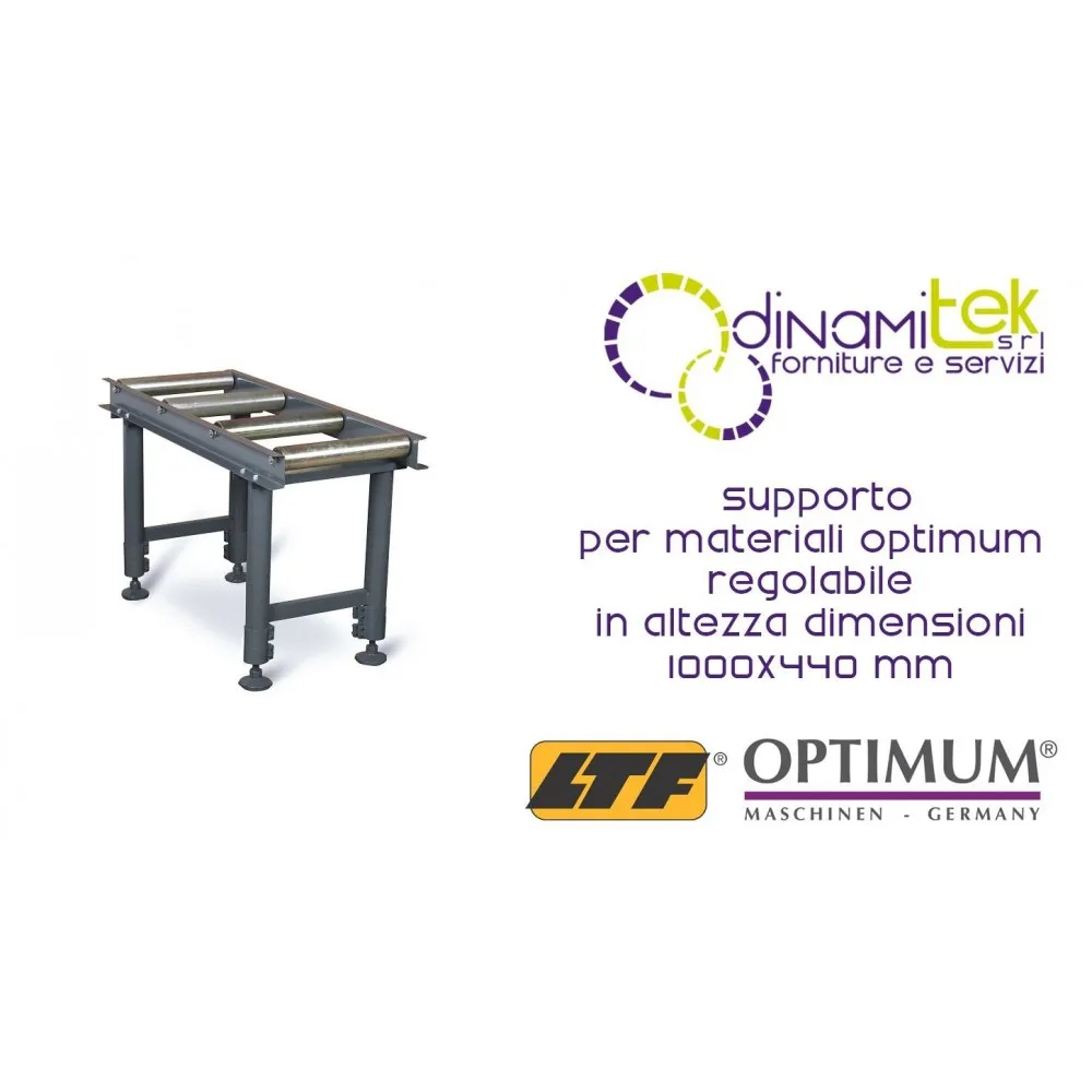 OPT057OP7610 - UNTERSTüTZUNG FüR WERKSTOFFE MODELL-MSR 4-HöHE VERSTELLBAR - ABMESSUNGEN 1000X440 MM Dinamitek 1