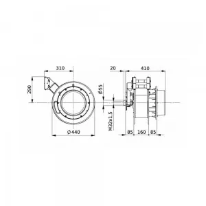 CABLE REEL - POWER AND LENGTH FOR BATTERY CHARGING 1796 ZECA Dinamitek 3