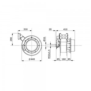 CABLE REEL - MAXIMUM TRACTION CAPACITY (IP65) 1796 SP ZECA Dinamitek 3