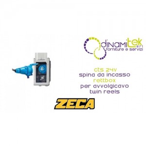 ZECA CTS 24V – EINBAUSTECKER RETTBOX TWIN REELS – KABELTROMMEL Dinamitek 1