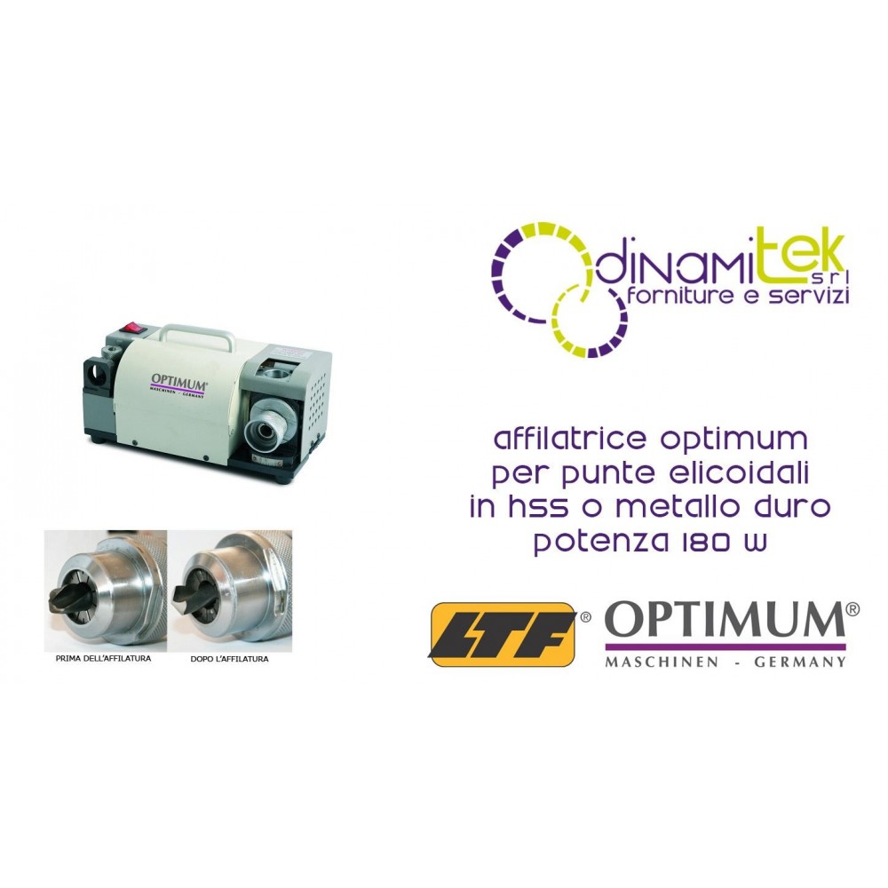 OPT050OP0010 - AIGUISEUR MODèLE GH10T POUR FORETS HéLICOïDAUX EN HSS OU CARBURE DE PUISSANCE DE 180 W Dinamitek 1
