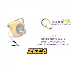 314 PINZA NERA 150 A PER AVVOLGICAVO PER LA MESSA A TERRA ZECA Dinamitek 1