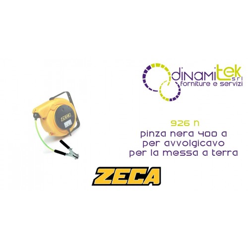 926 N PINZA NERA 400 A PER AVVOLGICAVO PER LA MESSA A TERRA ZECA Dinamitek 1