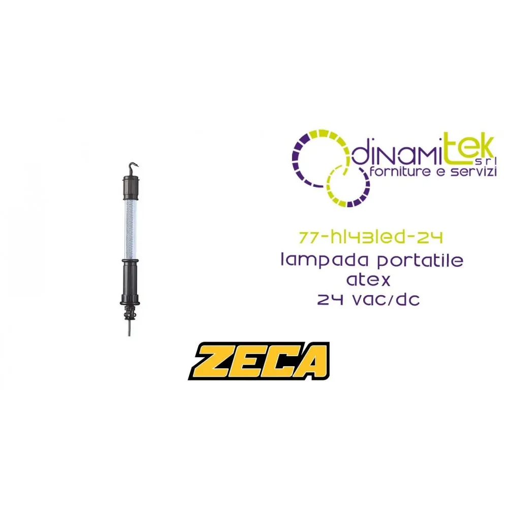 LáMPARA LED PORTáTIL ATEX | SEGURIDAD 24 V 77-HL43LED-24 ZECA Dinamitek 1