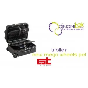CHARIOT PROFESSIONNEL GT LINE, NOUVELLES ROUES MEGA, PEL - FIABILITé ET INNOVATION POUR LES PROFESSIONNELS Dinamitek 1