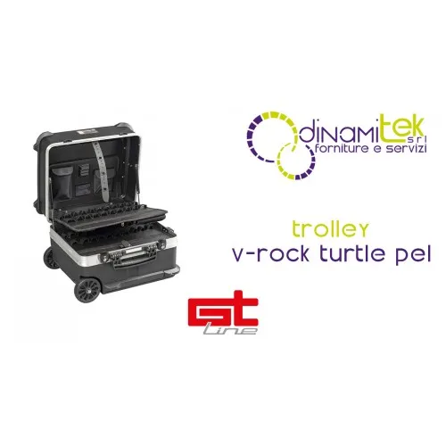 GT LINE V-ROCK TURTLE PEL PROFI-TROLLEY – LANGLEBIG UND SICHER FüR WERKZEUGE Dinamitek 1