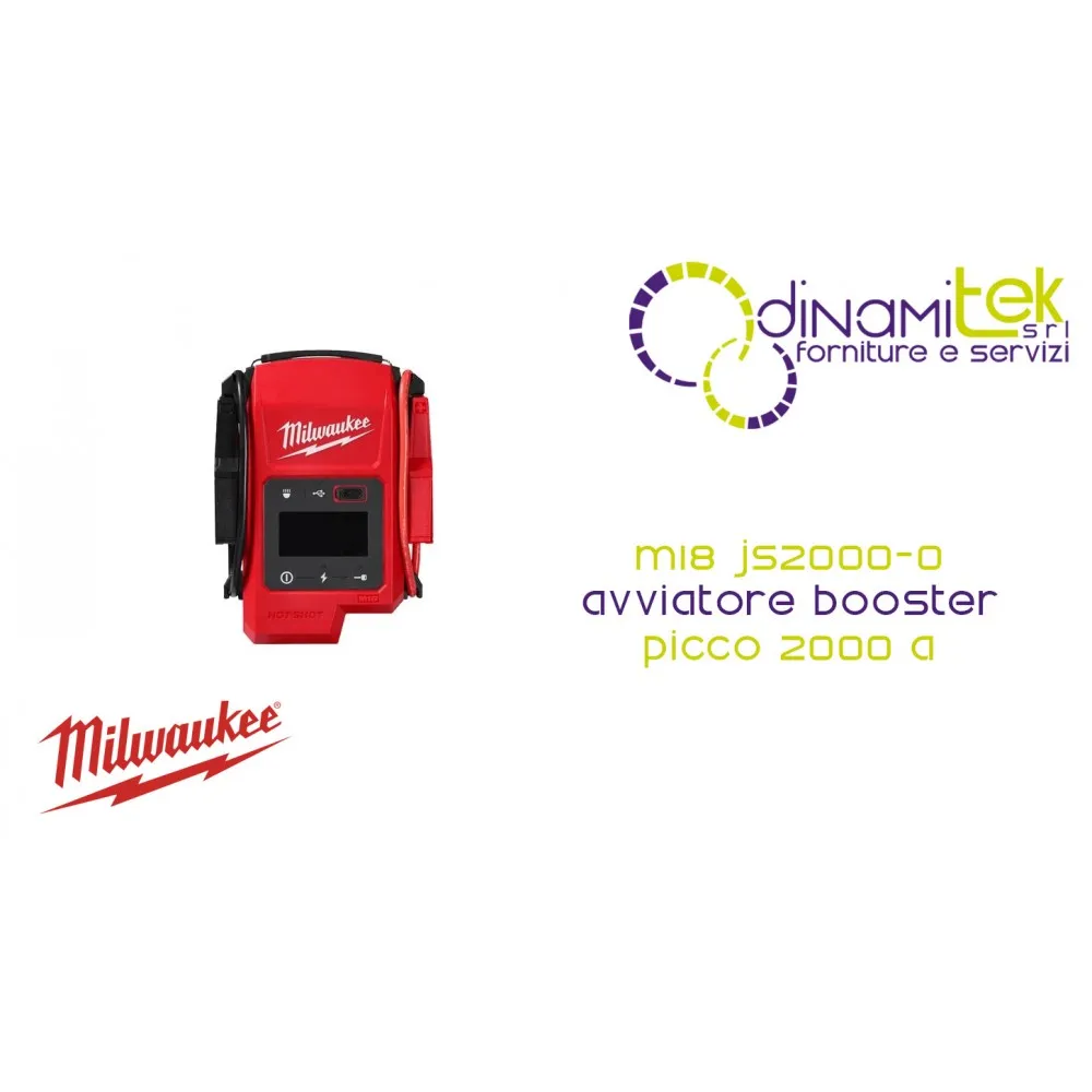 NEUER MILWAUKEE M18 JS2000 | 2000A AUTO-BOOSTER | BEREIT IN 70 SEKUNDEN MIT DYNAMITEK Dinamitek 1