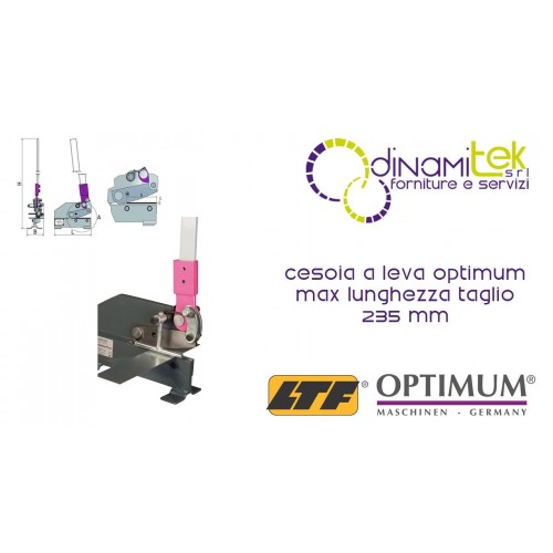 OPT111OP1012 - CISAILLEMENT-LEVIER DE MODèLE PS 300 - LONGUEUR DE COUPE MAXIMUM DE 235 MM Dinamitek 1