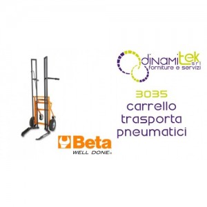 BETA 3035 CARRELLO TRASPORTA PNEUMATICI Dinamitek 1