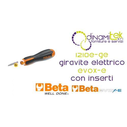 DESTORNILLADOR ELéCTRICO ERGONóMICO EVOX | 1,2 NM | 1000 APRIETES 1210E/GE BETA Dinamitek 1