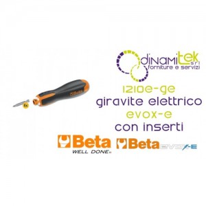 DESTORNILLADOR ELéCTRICO ERGONóMICO EVOX | 1,2 NM | 1000 APRIETES 1210E/GE BETA Dinamitek 1