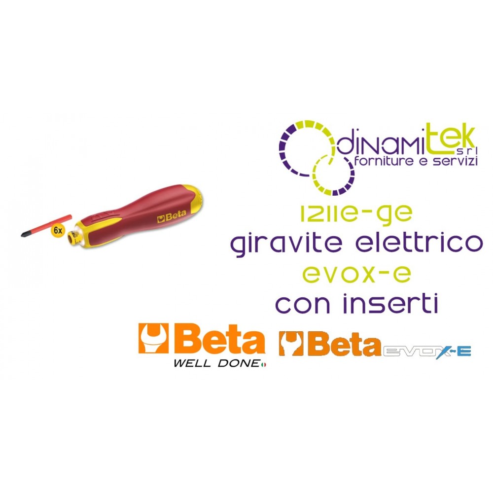 TOURNEVIS éLECTRIQUE REVOX-E | INSERTS ISOLéS 76 MM | 1,2 NM | DINAMITEK 1211E/GE BETA Dinamitek 1