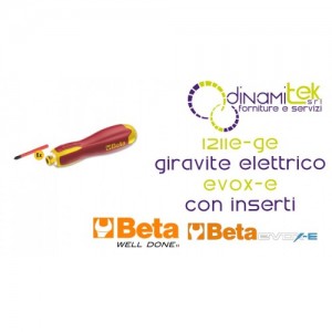 DESTORNILLADOR ELéCTRICO REVOX-E | INSERTOS AISLADOS 76 MM | 1,2 NM | DINAMITEK 1211E/GE BETA Dinamitek 1