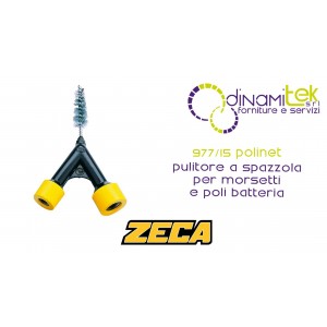 ZECA 977/15 POLINET PULITORE A SPAZZOLA PER MORSETTI POLI BATTERIA Dinamitek 1