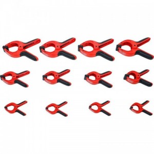 JUEGO DE 12 ABRAZADERAS DE NYLON BGS PARA BLOQUEO DE 85-160 MM (BGS59858) Dinamitek 2